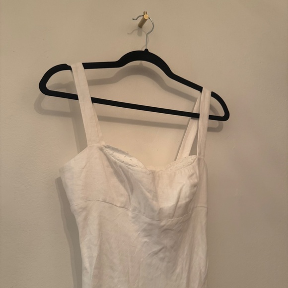 Reformation Bekki Linen Dress white - Picture 6 of 9